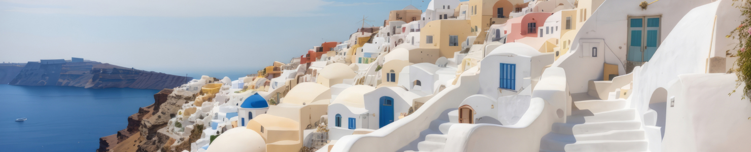 ギリシャの街並み