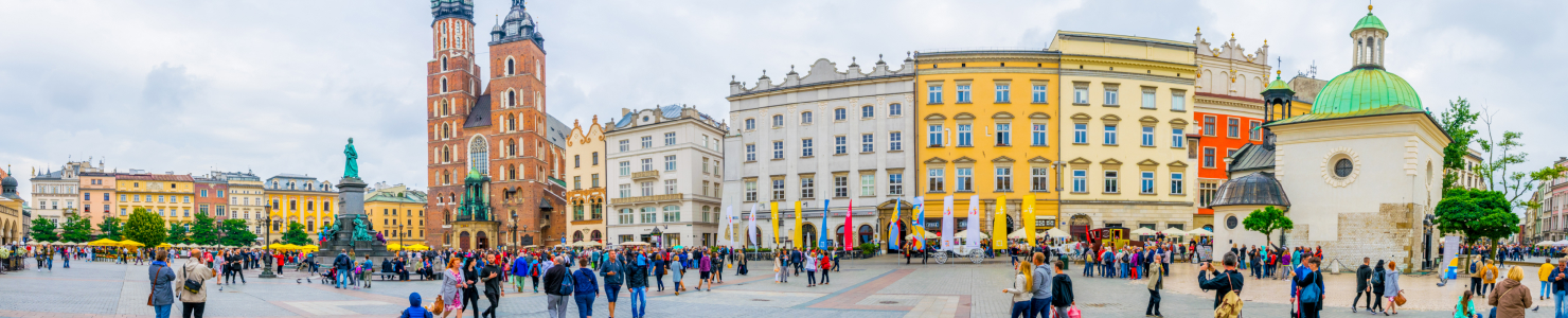 ポーランドの街並み