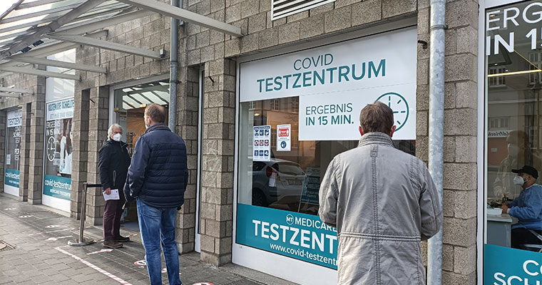 Covid Testzentrum Hennef